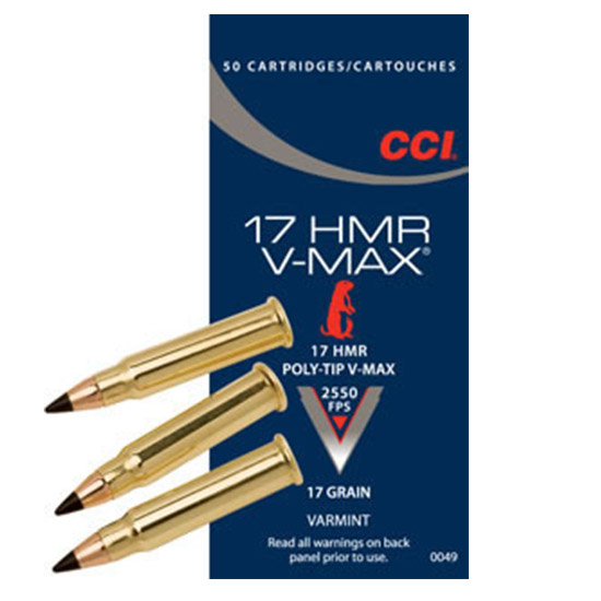 CCI 17HMR VMAX 50/40 - Ammunition